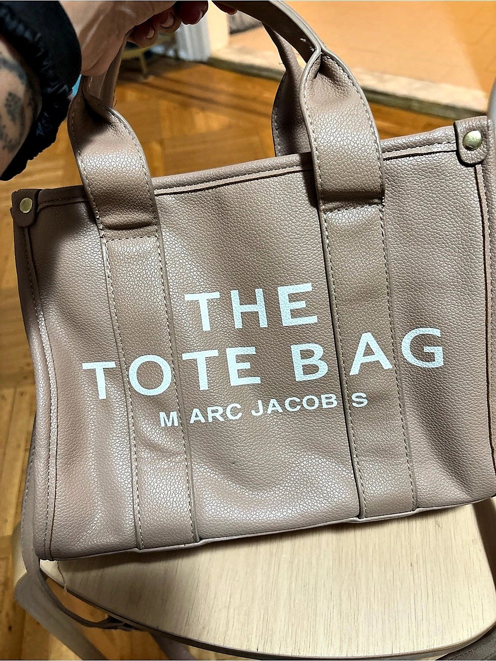 Marc Jacobs Small Tote Bag in Taupe